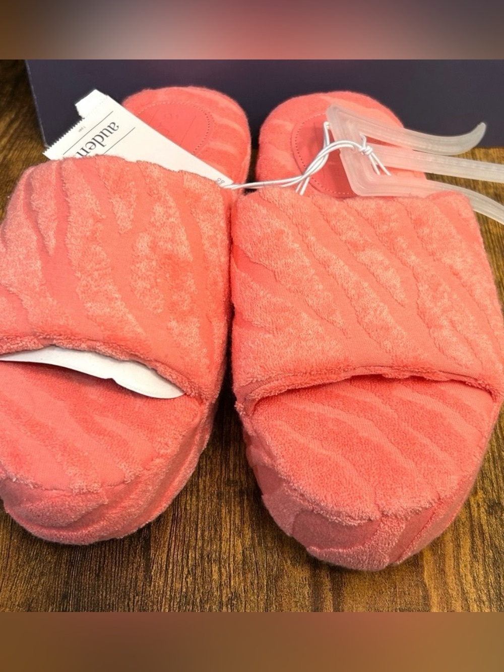 Women's Adrianna Platform Slippers - Auden™ Pink Slip on, Open Toe Small 5/6